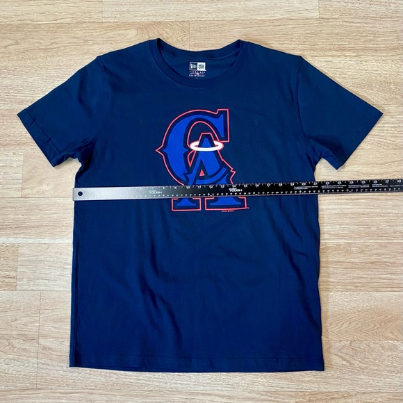 California Angels T-Shirt Men’s Large Blue New Era Short Sleeve MLB Baseball Tee - Picture 4 of 9